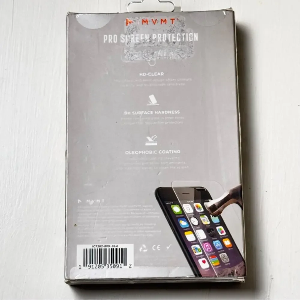 MVMT Pro Screen Protection for iPhone 8 Plus - Black